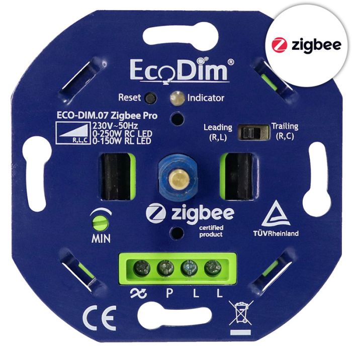 Buurt Fabrikant Gewoon Zigbee led dimmer draai 0-250W | ECO-DIM.07 Zigbee Pro