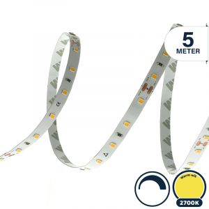 Led strip 5 meter warm wit, SMD, 24v | Losse strip