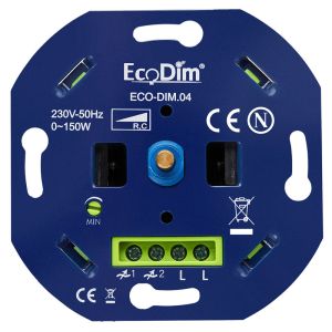 dimmer inbouw 0-150W | ECO-DIM.04