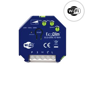 Revolutionair ventilatie trog WiFi led dimmer module 250W | ECO-DIM.10 WiFi
