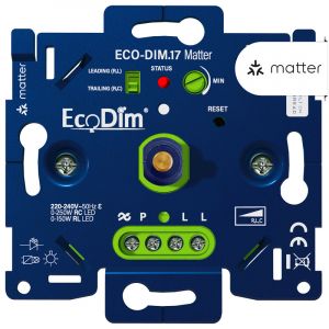 Matter led dimmer draai universeel 0-250W voor België | ECO-DIM.17 Matter