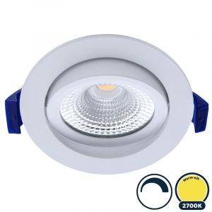 Dimbare led inbouwspot wit 2700K/warm wit, kleine inbouwdiepte, IP54